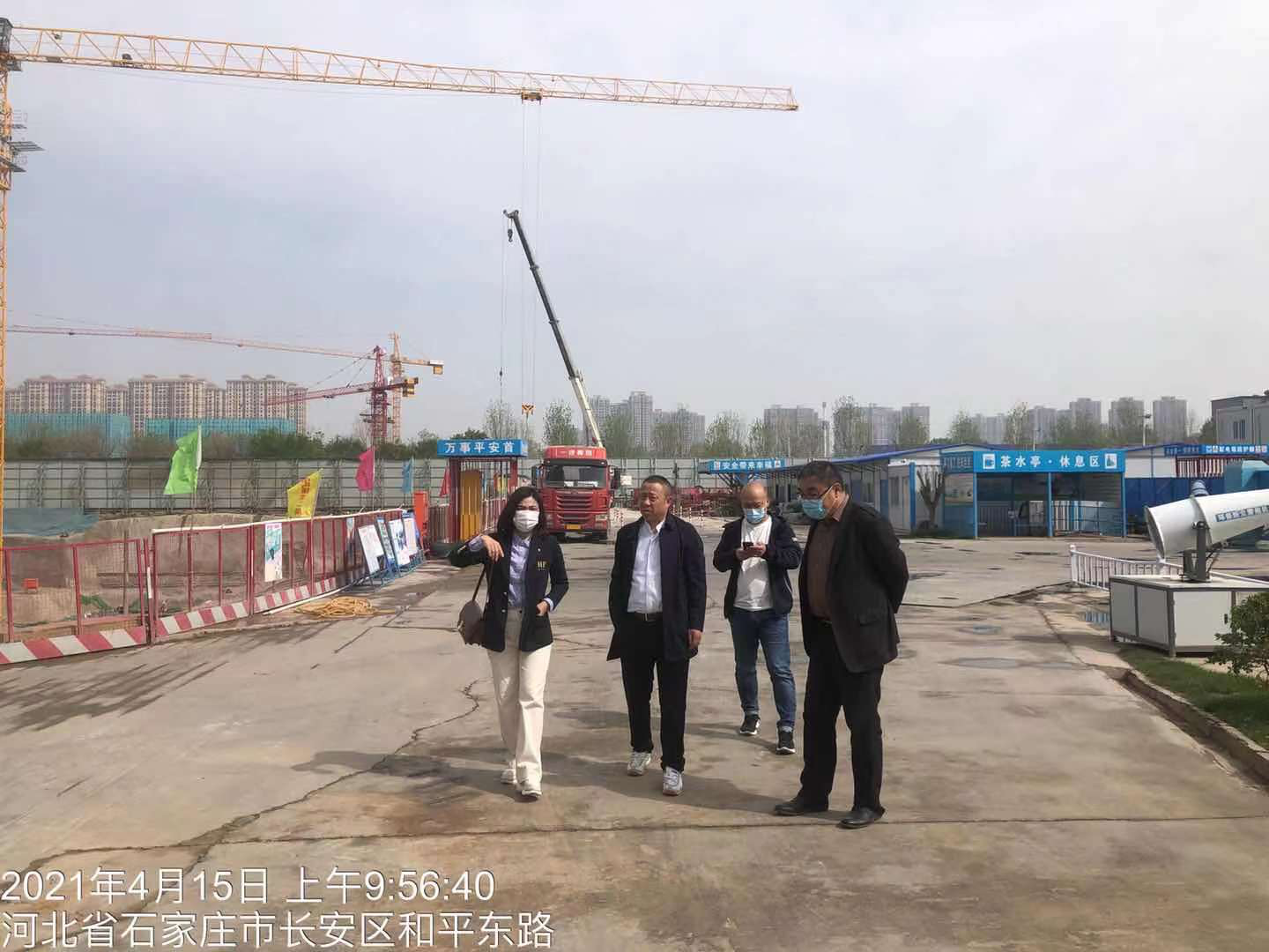 唐山市住房和城乡建设局到长安区建筑工地现场观摩‘星空体育app官网’(图1)