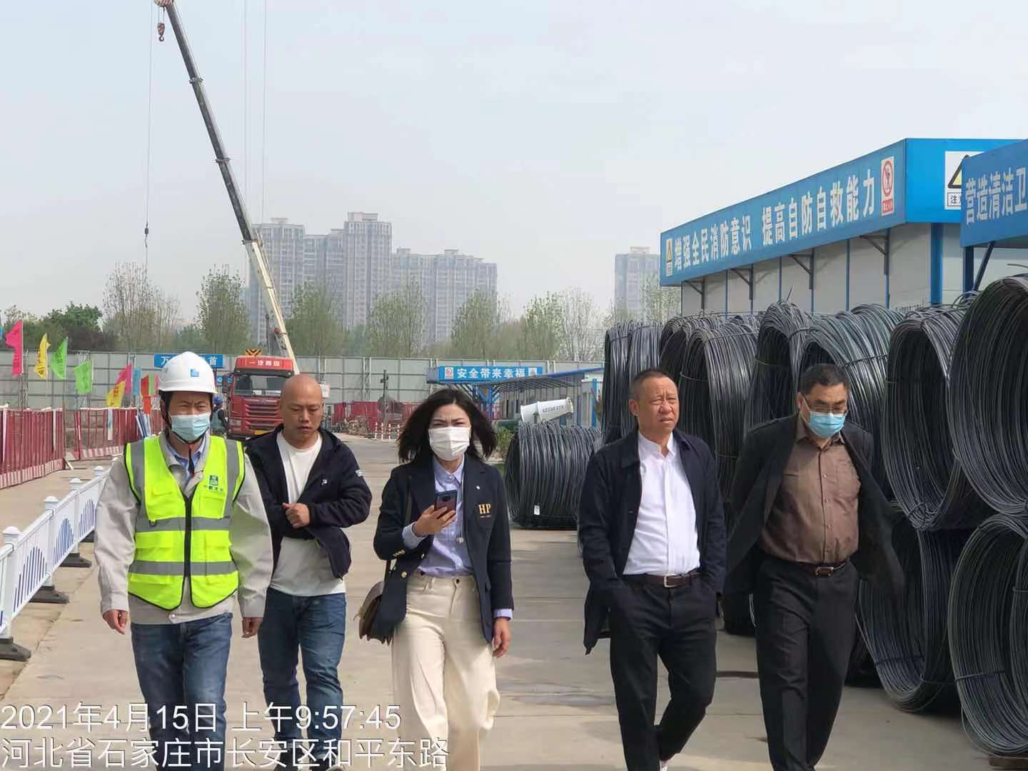 唐山市住房和城乡建设局到长安区建筑工地现场观摩‘星空体育app官网’(图2)